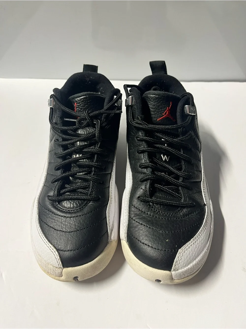 Size 4y- Jordan 12 Retro Low Playoffs 2017